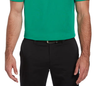 Camisa polo masculina com gola alta do PGA Tour, verde, tamanho pequeno