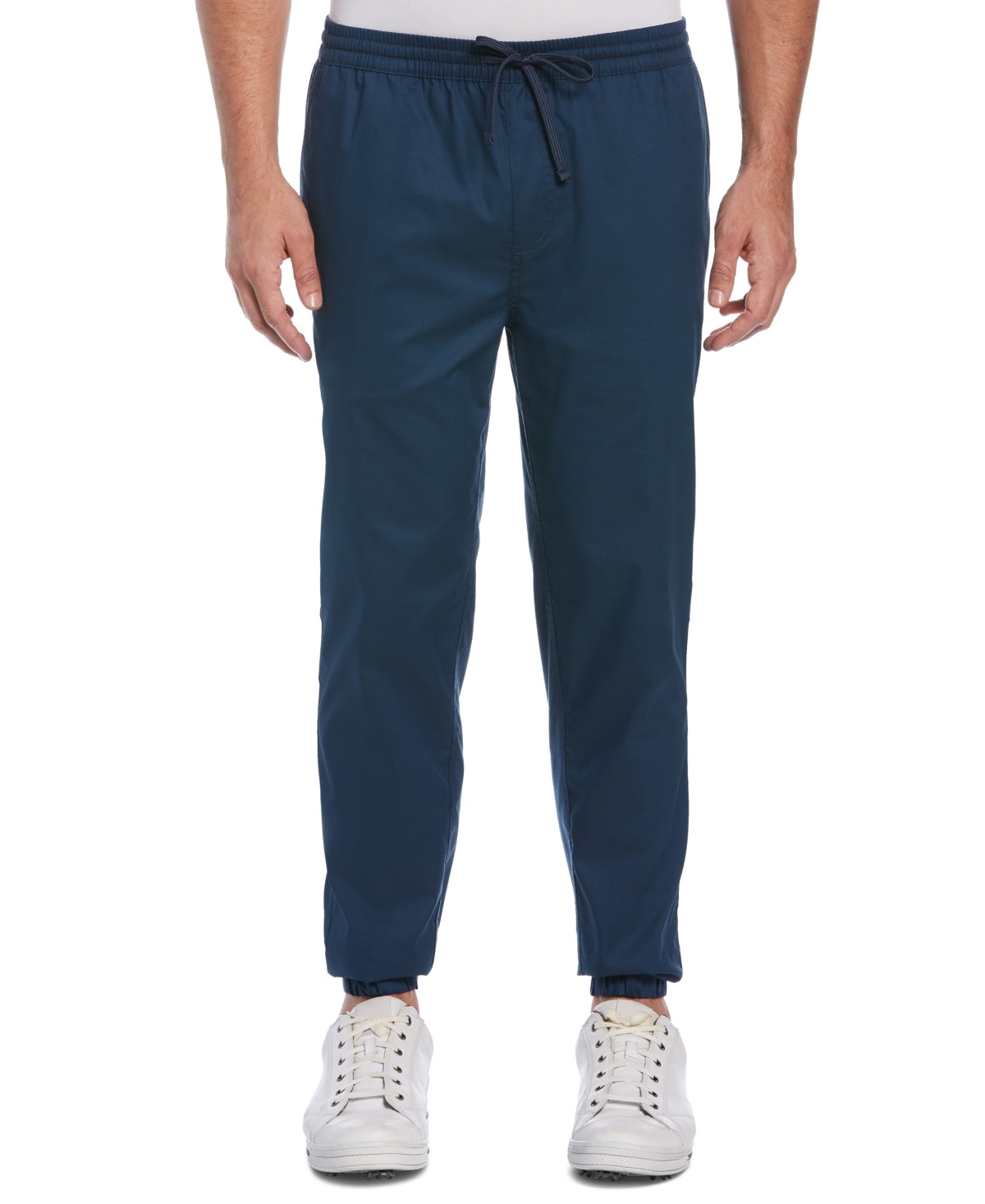 Calça de corrida masculina de golfe com cordão elástico PGA Tour, azul, tamanho grande