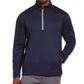 Moletom de golfe masculino com zíper de um quarto do PGA Tour, azul, tamanho médio