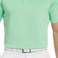 Camisa polo de golfe masculina com listras Feeder Stripe Performance da PGA Tour, verde, tamanho pequeno