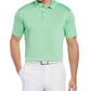 Camisa polo de golfe masculina com listras Feeder Stripe Performance da PGA Tour, verde, tamanho pequeno