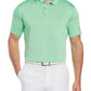 Camisa polo de golfe masculina com listras Feeder Stripe Performance da PGA Tour, verde, tamanho extragrande