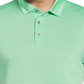 Camisa polo de golfe masculina com listras Feeder Stripe Performance da PGA Tour, verde, tamanho extragrande
