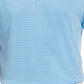 Camisa polo de golfe masculina PGA Tour Feeder Stripe Performance, azul, tamanho extragrande