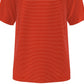 Camisa polo de golfe masculina com listras Feeder Stripe Performance da PGA Tour, vermelha, tamanho pequeno