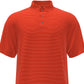 Camisa polo de golfe masculina PGA Tour Feeder Stripe Performance vermelha tamanho médio