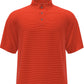 Camisa polo de golfe masculina com listras Feeder Stripe Performance da PGA Tour, vermelha, tamanho XX-G
