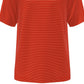 Camisa polo de golfe masculina com listras Feeder Stripe Performance da PGA Tour, vermelha, tamanho XX-G