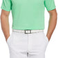 Camisa polo masculina com gola alta do PGA Tour, verde, tamanho pequeno