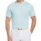 Camisa polo masculina com gola alta do PGA Tour, azul, tamanho extragrande