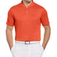 Camisa polo masculina com gola alta do PGA Tour, laranja, tamanho grande