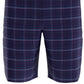 Shorts xadrez estampado Roadmap masculino do PGA Tour, azul, tamanho 40