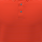 Camisa polo de golfe masculina com listras Feeder Stripe Performance da PGA Tour, branca, tamanho extragrande