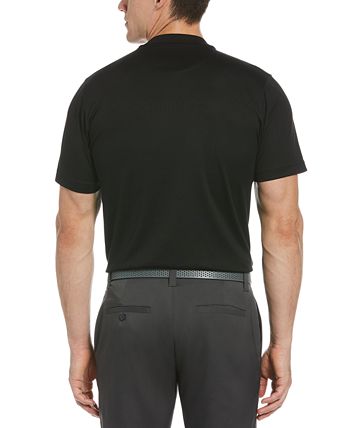 Camisa polo masculina com gola alta do PGA Tour, branca, tamanho XX-G