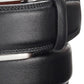 Cinto de couro masculino Perry Ellis, preto, tamanho 30