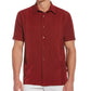 Camisa listrada ombré masculina Cubavera vermelha tamanho médio