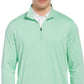 PGA Tour Masculino Sun Shade Stretch Quarter Zip Golf Listrado Pulôver Verde Tamanho Médio