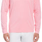 PGA Tour Masculino Sun Shade Stretch Quarto Zip Golfe Listrado Pulôver Rosa Tamanho X-G