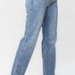Judy Blue - Mid Rise Cell Phone Pocket Dad Jeans