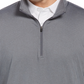 PGA Tour Masculino Sun Shade Stretch Quarto Zip Golfe Listrado Pulôver Cinza Tamanho XX-G