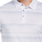 Camisa polo masculina de desempenho atlético PGA Tour Ombre, tamanho pequeno, branca