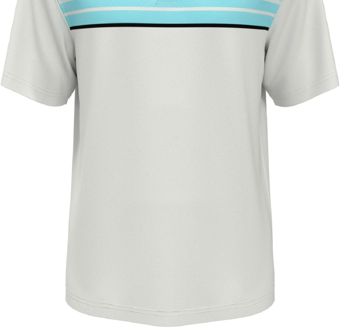 Camisa polo de golfe masculina com estampa geométrica e ajuste atlético PGA Tour, tamanho extragrande, branca