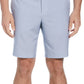 Shorts de golfe masculinos com estampa de textura elástica e absorção de umidade da PGA Tour, cinza, tamanho 42