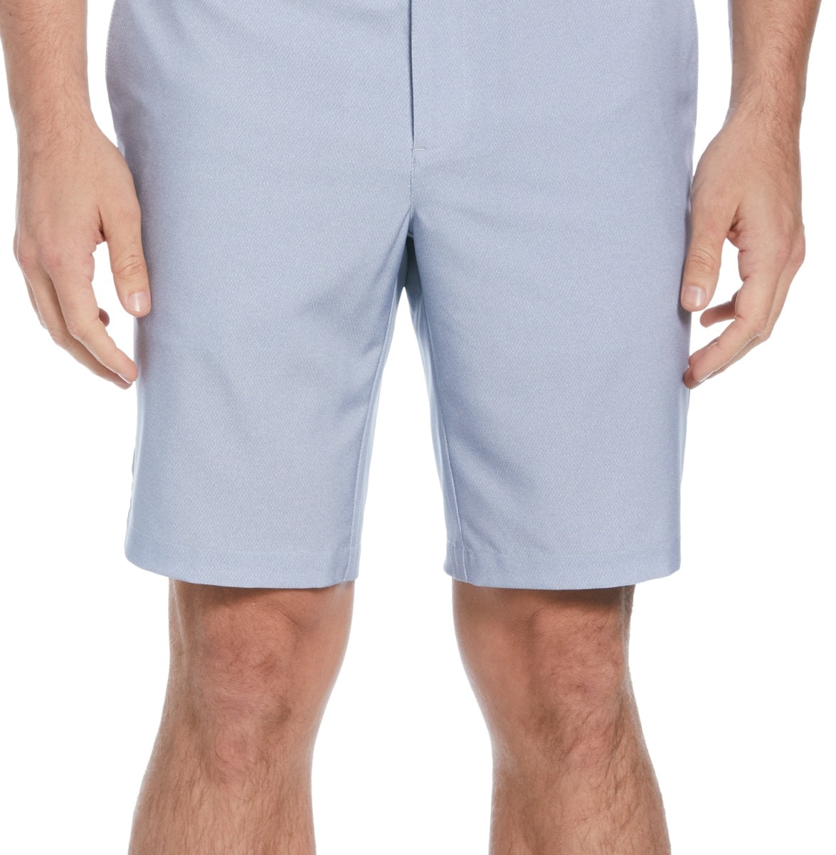 Shorts de golfe masculinos com estampa de textura elástica e absorção de umidade da PGA Tour, cinza, tamanho 42