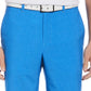 Shorts de golfe masculinos com estampa de textura elástica e absorção de umidade da PGA Tour, azul, tamanho 40