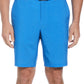 Shorts de golfe masculinos com estampa de textura elástica e absorção de umidade da PGA Tour, azul, tamanho 40