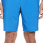 Shorts de golfe masculino PGA Tour com textura elástica e absorção de umidade, tamanho 42, azul