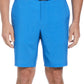 Shorts de golfe masculino PGA Tour com textura elástica e absorção de umidade, tamanho 42, azul