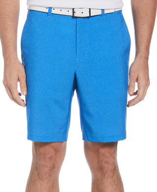 Shorts de golfe masculino PGA Tour com textura elástica e absorção de umidade, tamanho 42, azul