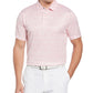 Polo de golfe com estampa floral para férias masculino PGA Tour, branco, tamanho pequeno