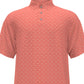 Polo de golfe masculino com estampa de conversação do PGA Tour, vermelho, tamanho extragrande