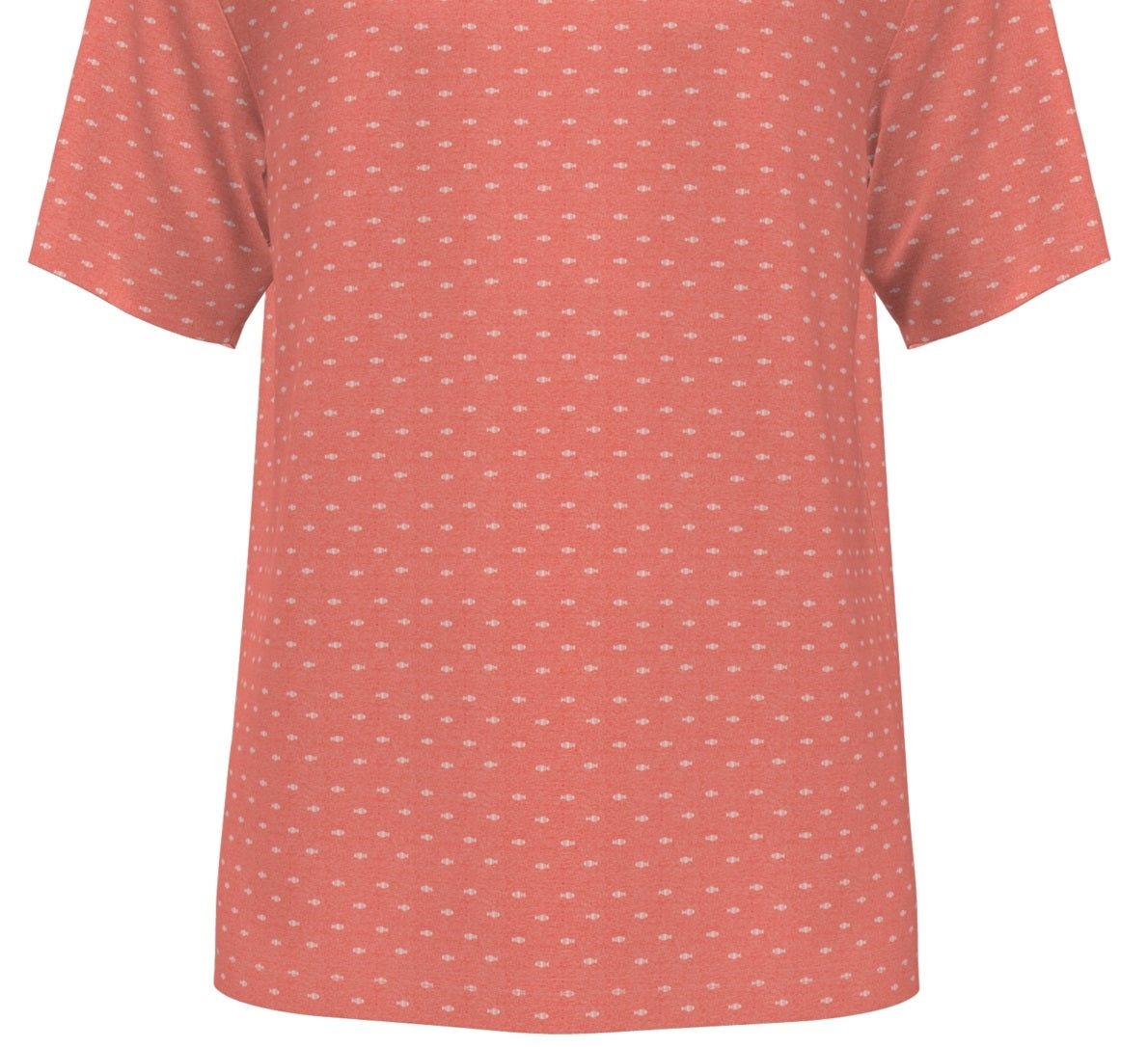 Polo de golfe masculino com estampa de conversação do PGA Tour, vermelho, tamanho extragrande