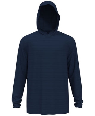 PGA Tour Moletom com capuz de golfe com listras texturizadas masculinas, tamanho XXL, azul