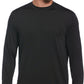 Camisa de golfe masculina com proteção solar e mídia mista PGA Tour, preta, tamanho pequeno