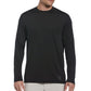 Camisa de golfe masculina com proteção solar e mídia mista PGA Tour, preta, tamanho XX-G