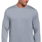 Camisa de golfe masculina com proteção solar e mídia mista PGA Tour, cinza, tamanho grande
