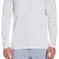 Camisa de golfe masculina com proteção solar e mídia mista PGA Tour, branca, tamanho médio