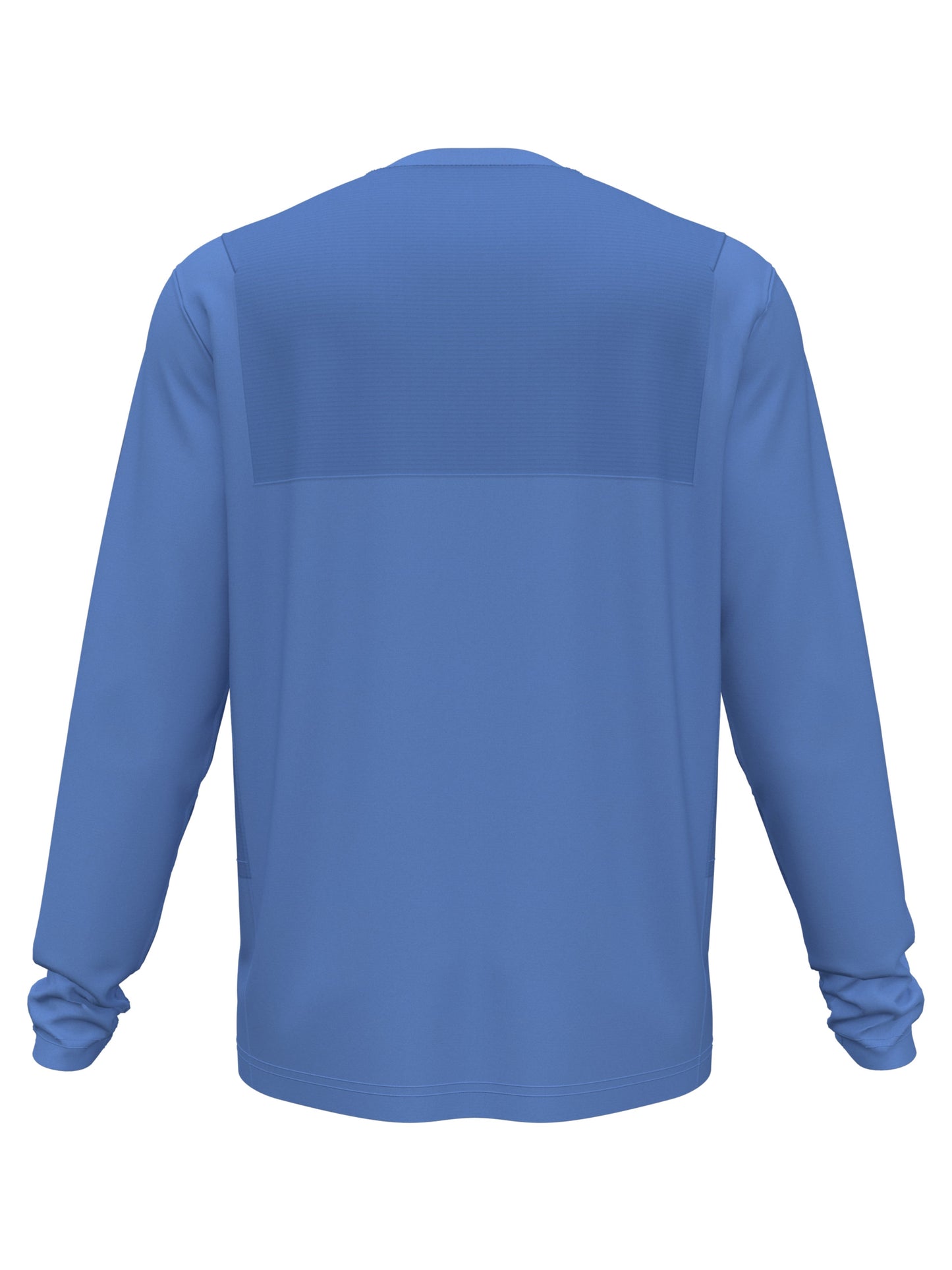 Camisa de golfe masculina com proteção solar e mídia mista PGA Tour, azul, tamanho médio