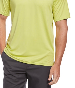 Camiseta elástica masculina PGA Tour Performance, verde, tamanho médio