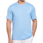 Camiseta elástica de desempenho masculina PGA Tour, azul, tamanho pequeno