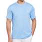 Camiseta elástica masculina PGA Tour Performance, azul, tamanho extragrande