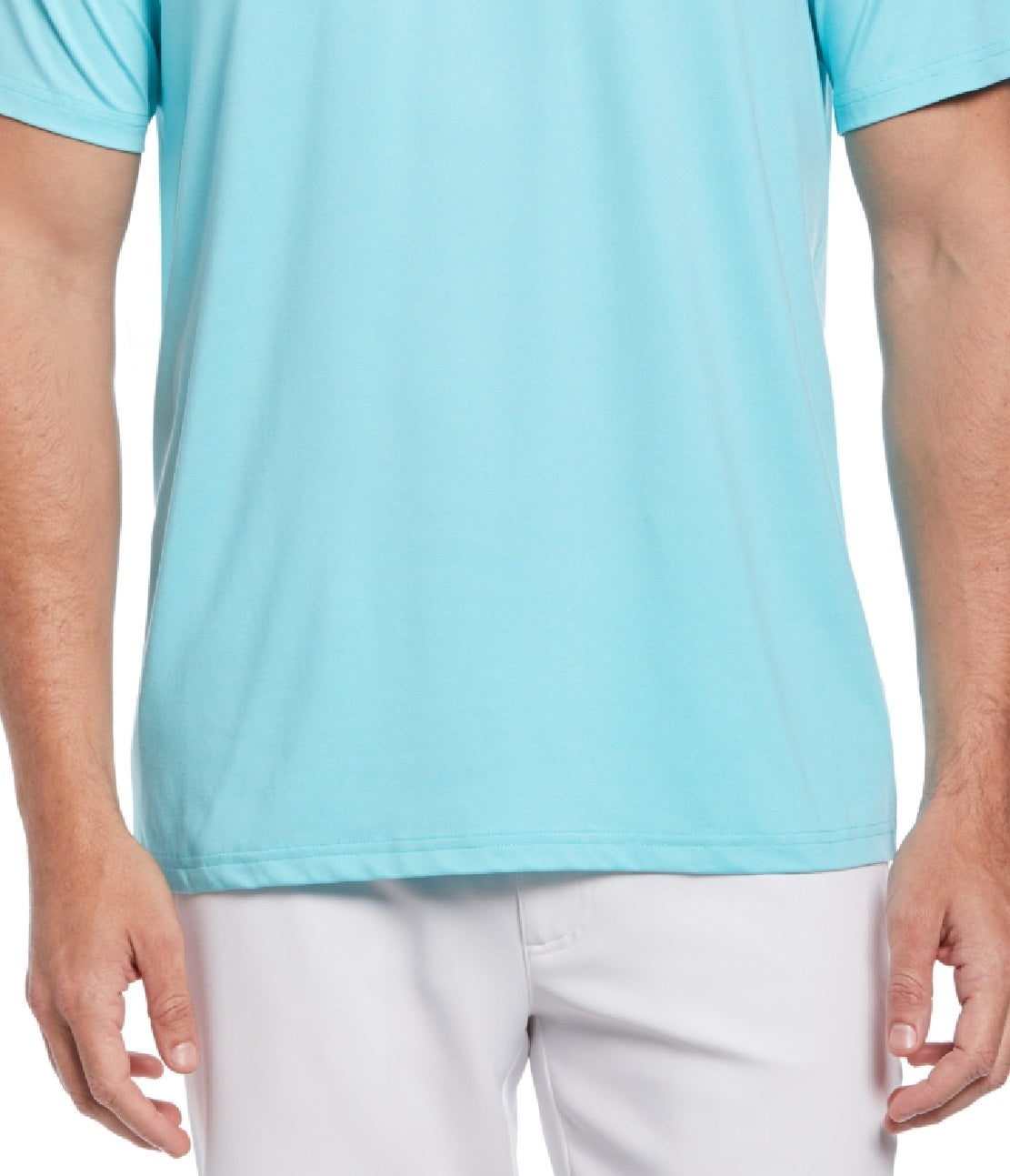 Camiseta elástica masculina PGA Tour Performance, azul, tamanho XX-G