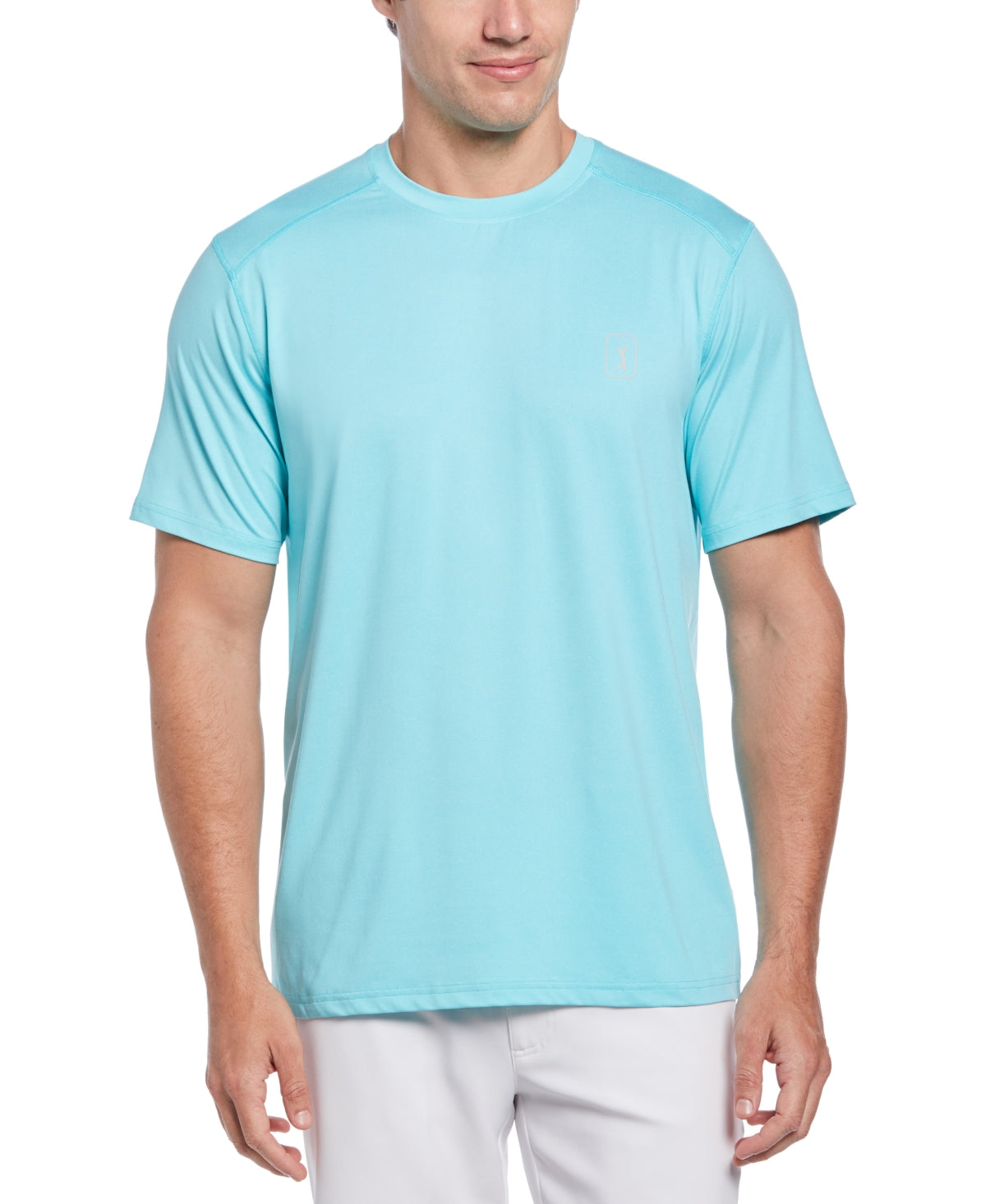 Camiseta elástica masculina PGA Tour Performance, azul, tamanho XX-G