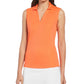 Camiseta Airflow Feminina PGA Tour Laranja Tamanho P