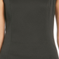 Camiseta regata feminina de malha nas costas, preta, tamanho médio, PGA Tour