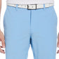 Shorts de golfe texturizados horizontais com frente plana masculino PGA Tour, azul, tamanho 36